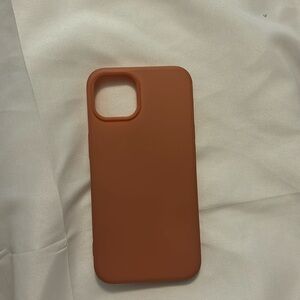 iPhone 14 case dark coral